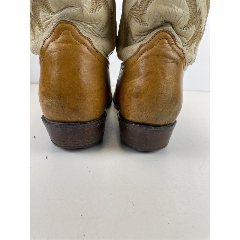Vintage Nocona Wine Leather Cowboy Boots USA Made for Men Size 13.5‎ A - Picture 4 of 13